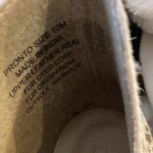 Coconut cow print boots